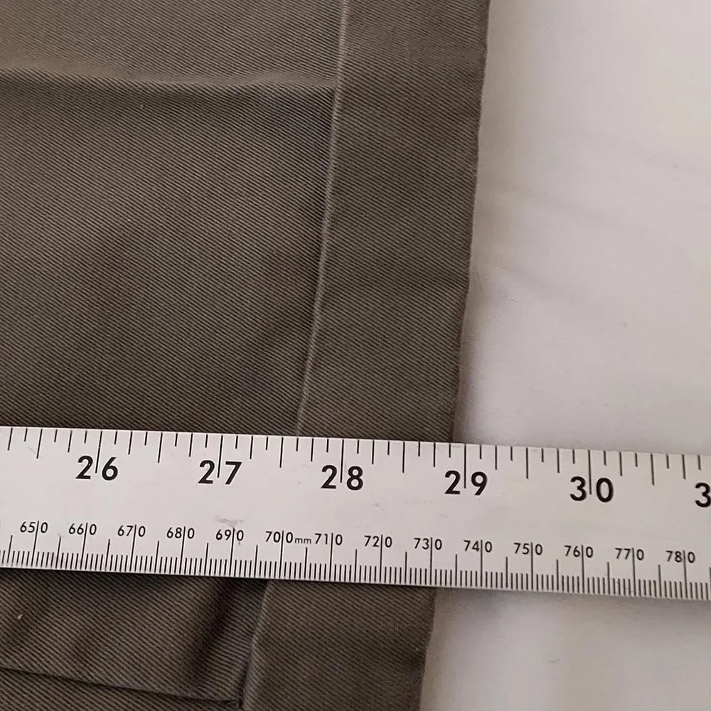 Gap Gapkhakis Relaxed Fit Mens Pants Gray 34-30 Casual/ Work Wear